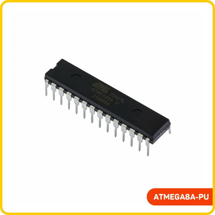 Микроконтроллер Microchip 8-бит AVR (ATmega8A-PU, PDIP-28)