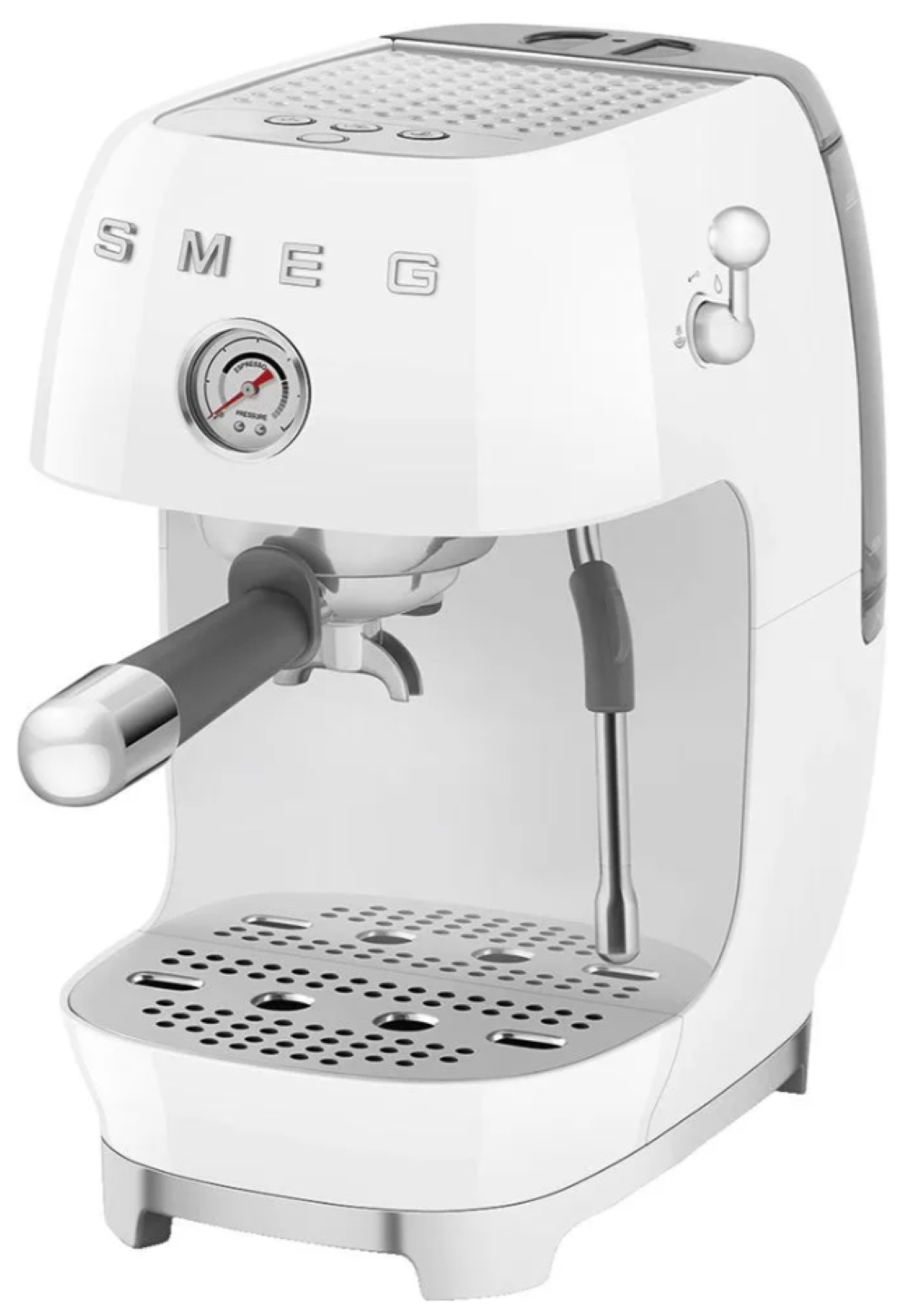 Кофемашина SMEG ECF03WHEU Объём резервуара для воды л: 1.4 Давление бар: 15 Капучинатор