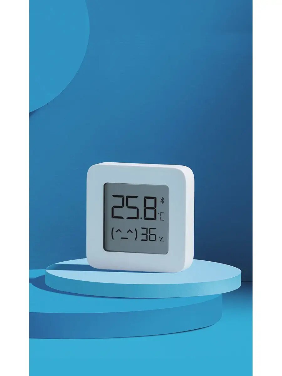Датчик влажности и температуры Xiaomi Mi Temperature and Humidity Monitor 2, белый