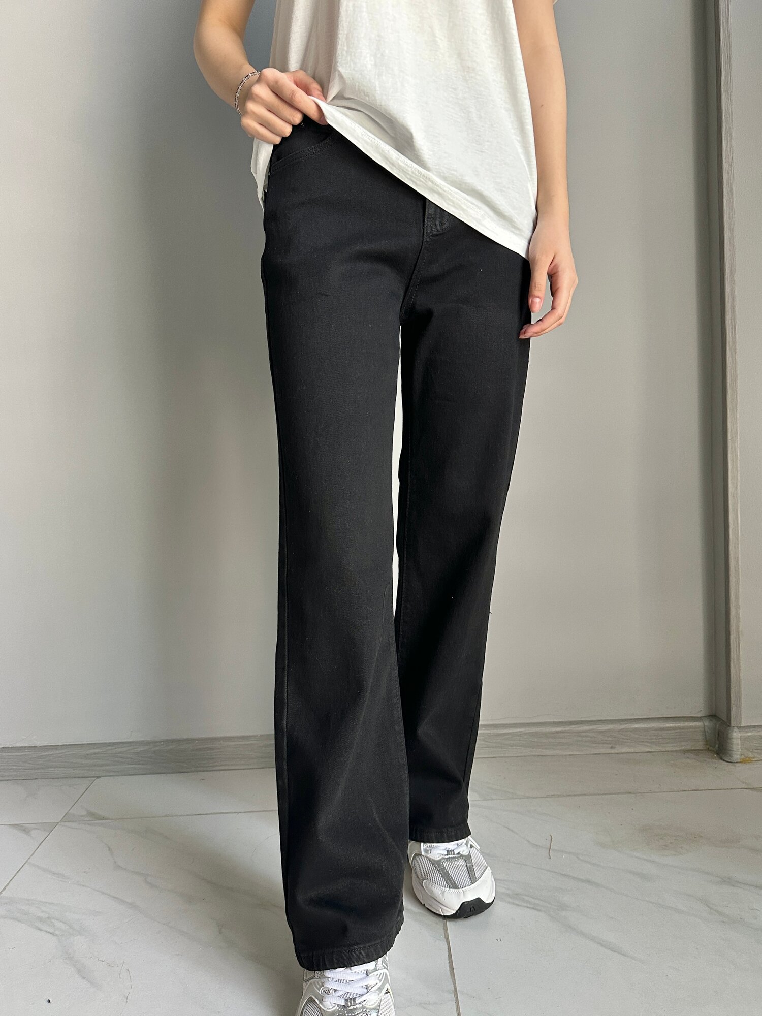 Джегинсы INK черный, размер 26, черный — фото 1