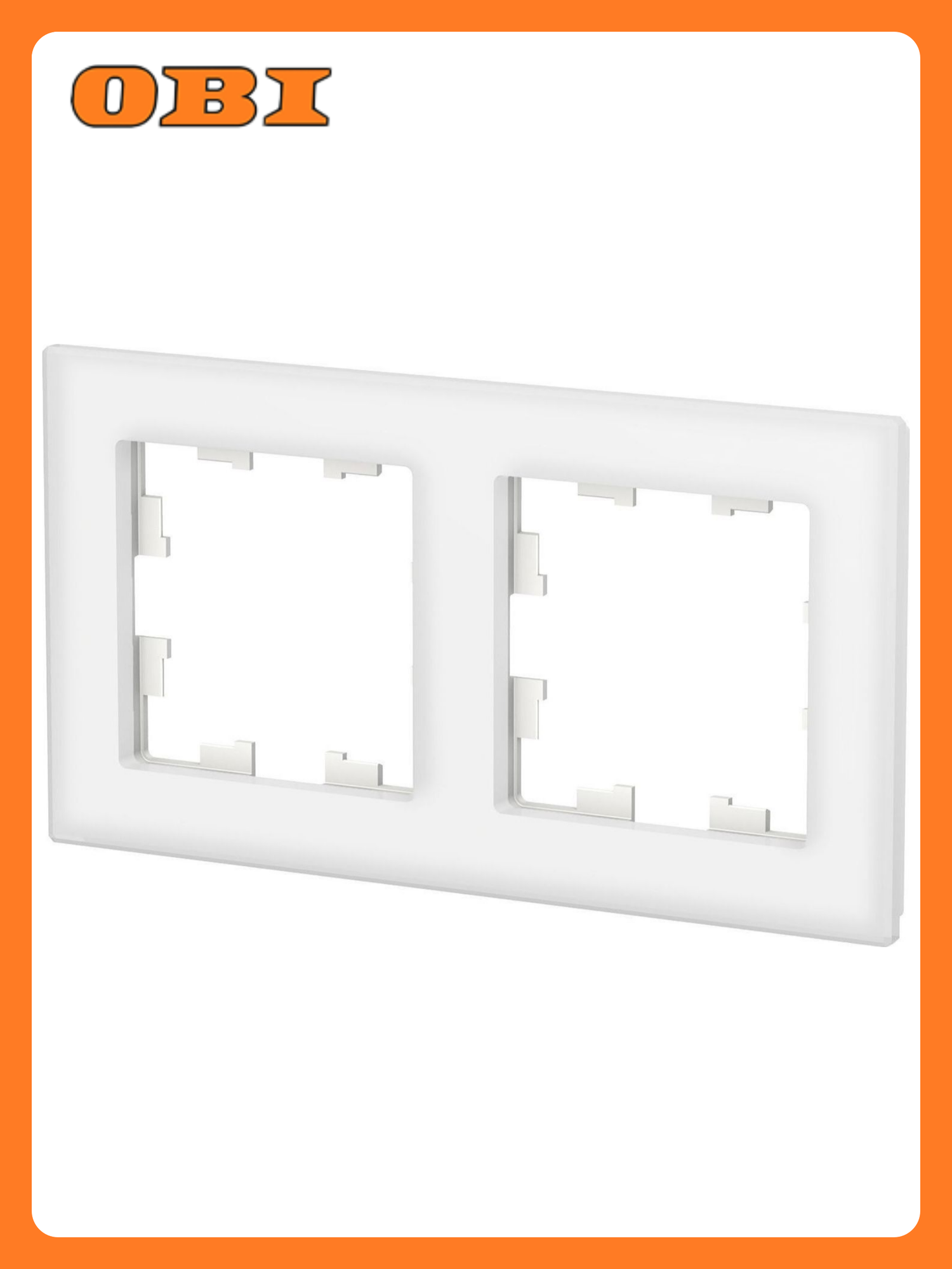 Рамка Schneider Electric Atlas Design Nature ATN320102 стекло белая IP20