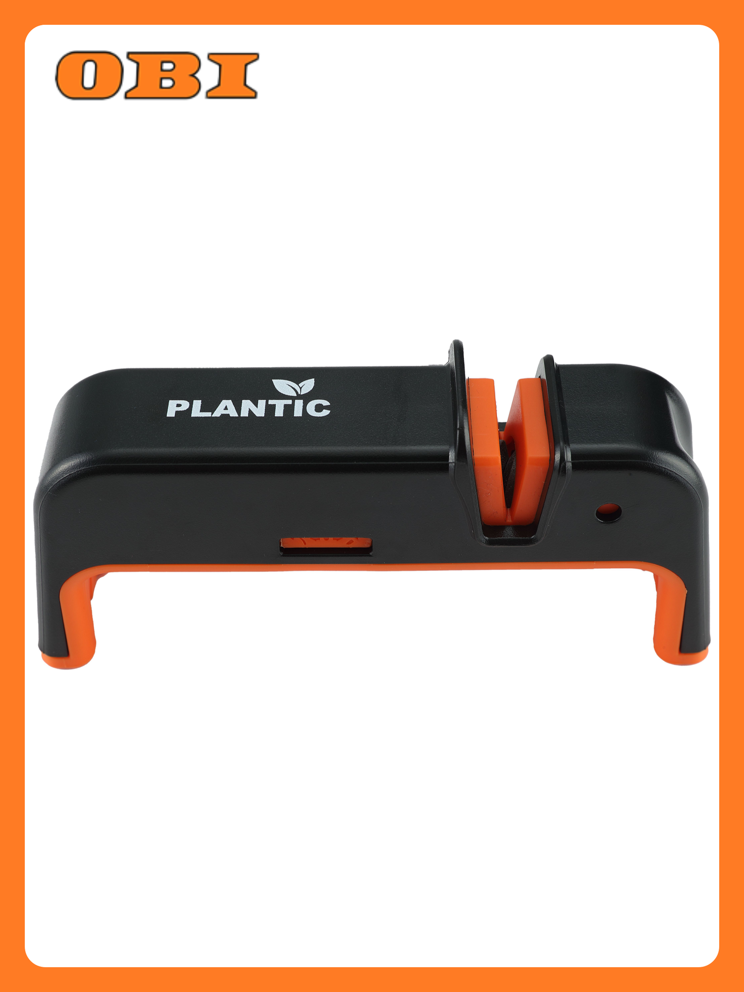 Точилка Plantic для топоров и ножей керамическая эргономичная черная