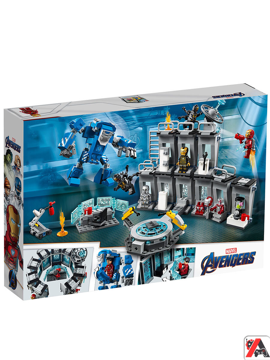 Конструктор Марвел Лаборатория Железного Человека — фото 1