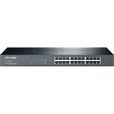 Коммутатор TP-LINK TL-SG1024 24-портовый гигабитный монтируемый в стойку коммутатор
