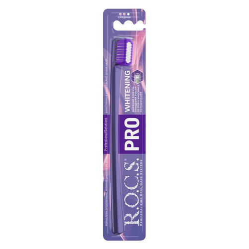 Зубная щетка R.O.C.S. PRO whitening , в ассортименте