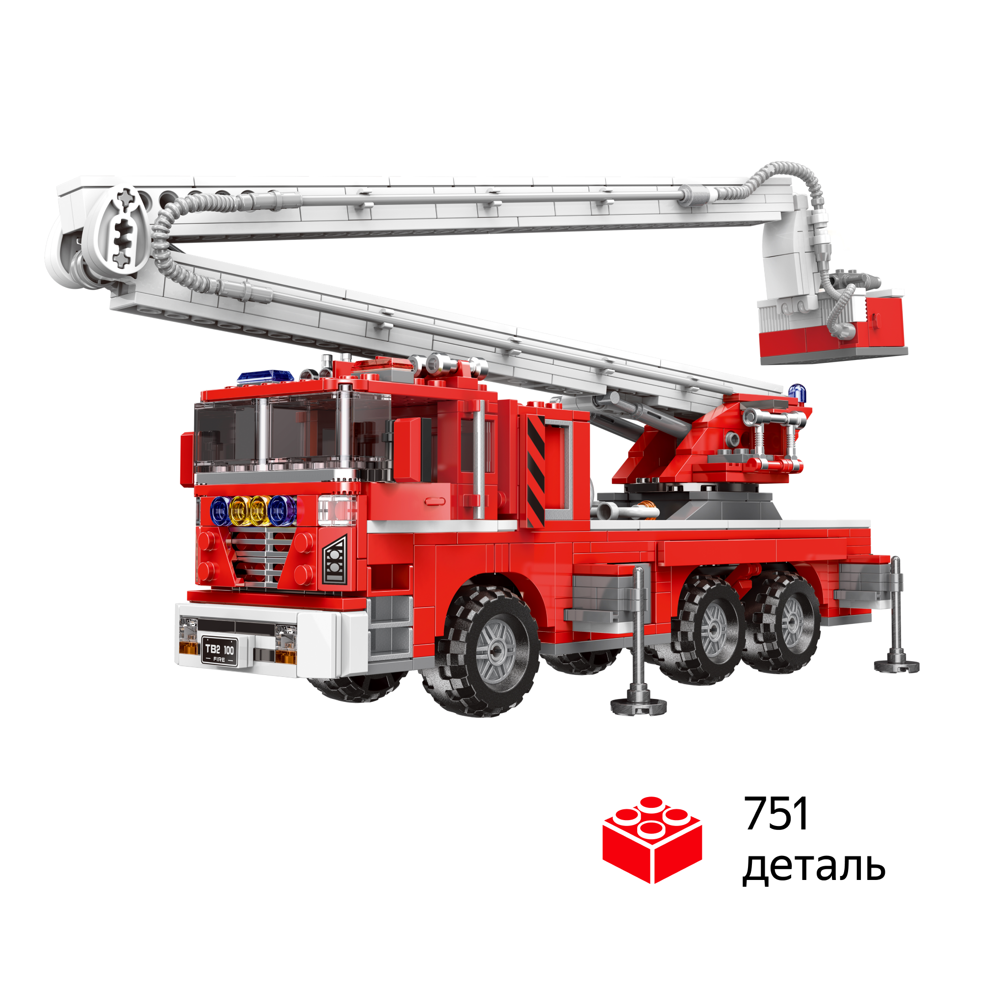 фото Конструктор XingBao Fire Fighting XB-03029 The Elevating Fire Truck