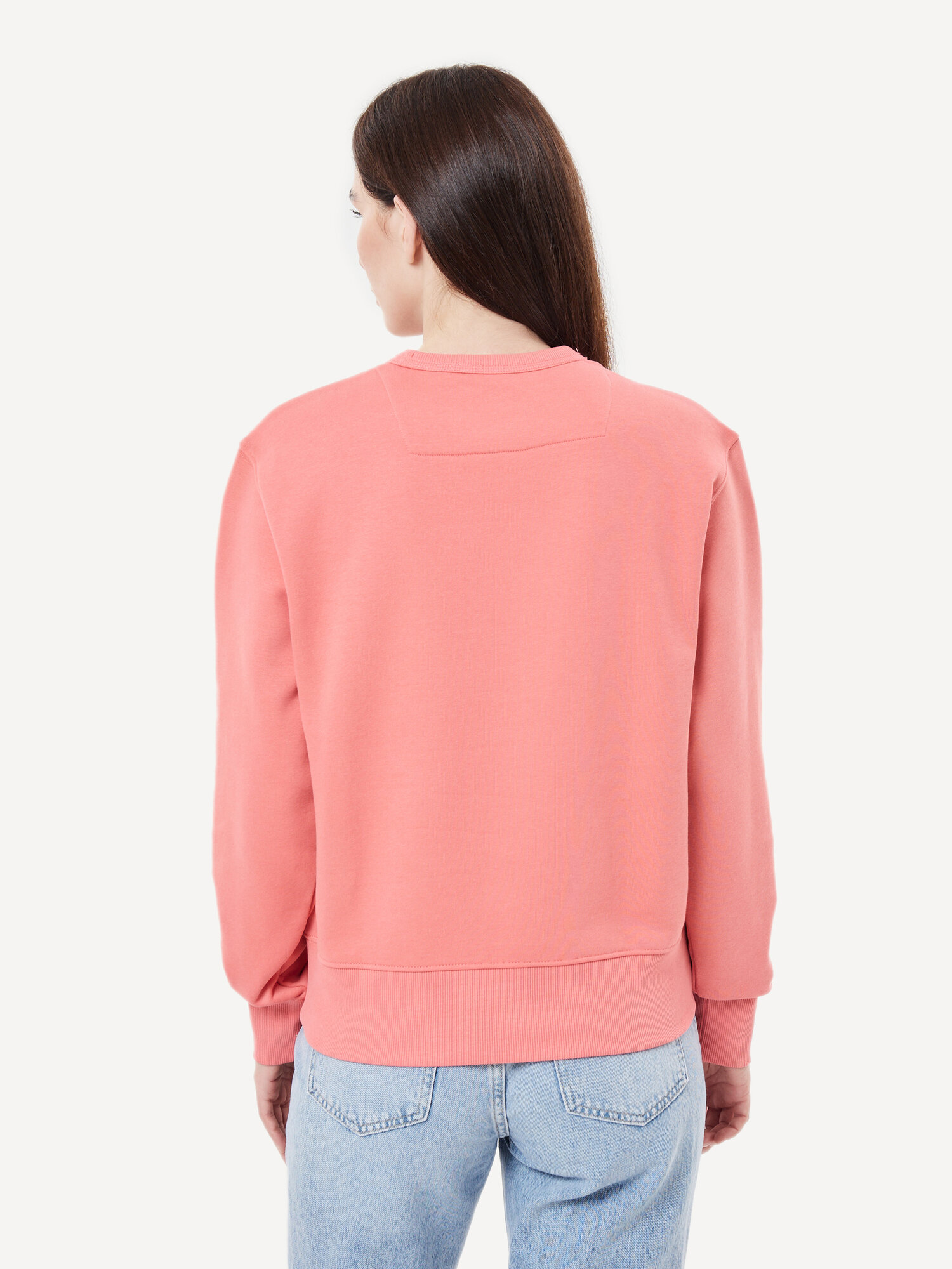 Джемпер GUESS CN ORIGINAL FLEECE, , размер L, розовый, — фото 1