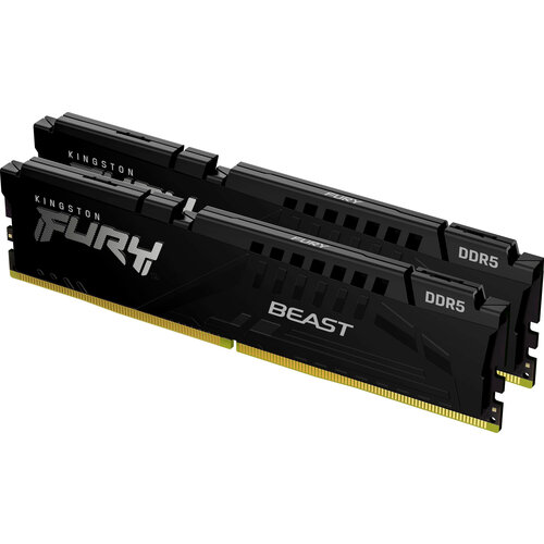 Оперативная память Kingston FURY Beast 8 ГБ x 2 шт DDR5 DIMM CL30 KF560C30BBEK2-16 7620₽