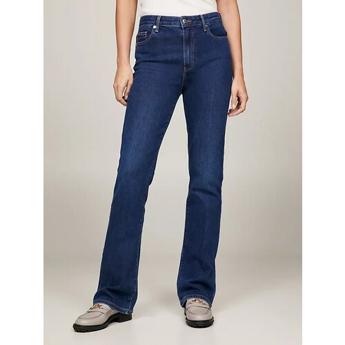 джинсы tommy hilfiger размер 30 28 [jeans] синий Джинсы зауженные TOMMY HILFIGER, размер 28/30, синий