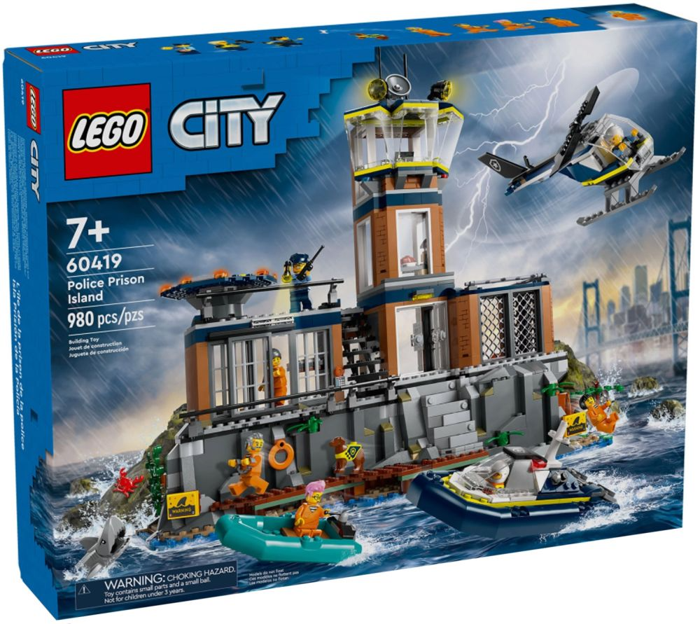 Конструктор LEGO CITY 60419 Police Prison Island