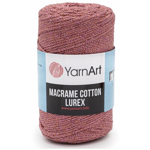 Пряжа YarnArt Macrame Cotton Lurex, 75 % хлопок, 13 % полиэстер, 12 % люрекс, 250 г, 205 м, 1 шт., 743 205 м