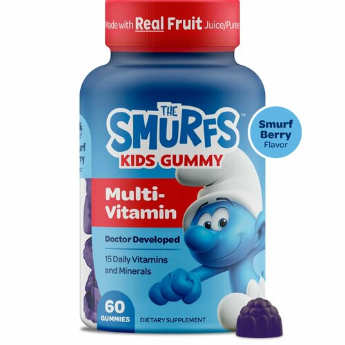 фото The smurfs kids gummy multi-vitamin смурфики мульти-витамины