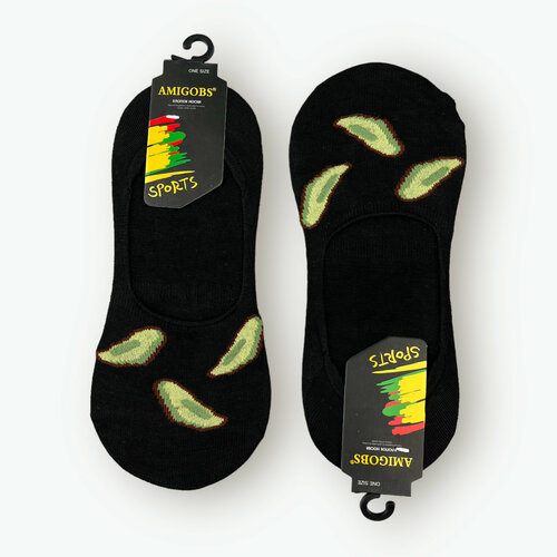 фото Носки amigobs, 2 пары, размер 37-41, черный