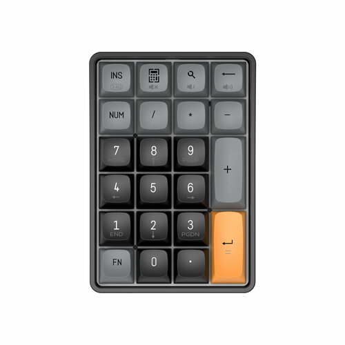 Клавиатура Aigo A18 Numpad Yellow Switch, коричневый сахар клавиатура черная numpad 4х4