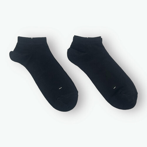 фото Мужские носки лимакс, 2 пары, укороченные, воздухопроницаемые, быстросохнущие, нескользящие, размер 41-44, черный