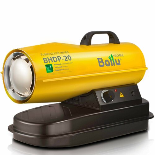 Дизельная тепловая пушка Ballu BHDP-20 (20 кВт) желтый тепловая пушка ballu siber heat bhdp 20 sh 20000 вт желтый чёрный