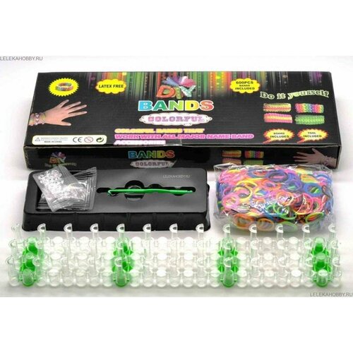Резиночки для плетения браслетов / Набор резиночек резиночки для волос набор детских резиночек и крабиков резиночки цвет микс