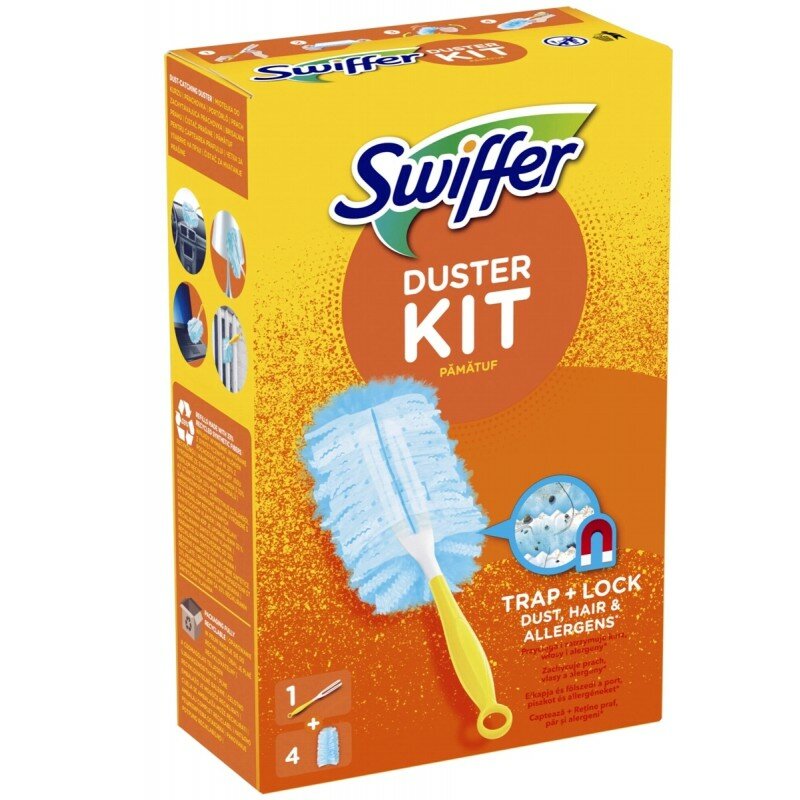 Набор для уборки Swiffer Starter Kit (рожок+4 насадки)