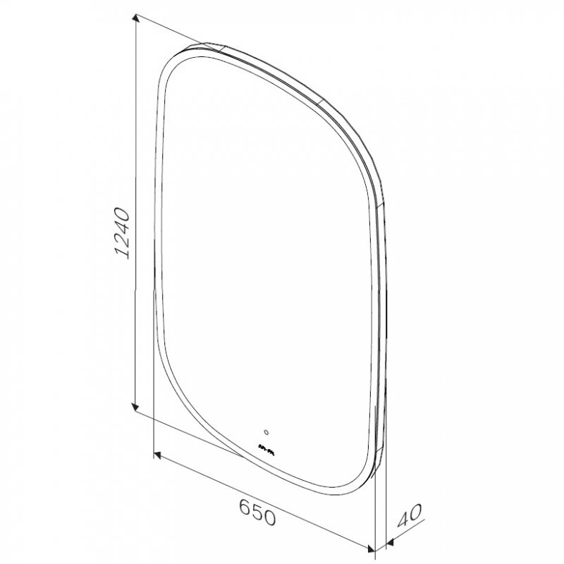 Зеркало для ванной Am.Pm Func M8FMOX0651WGH - фото №5