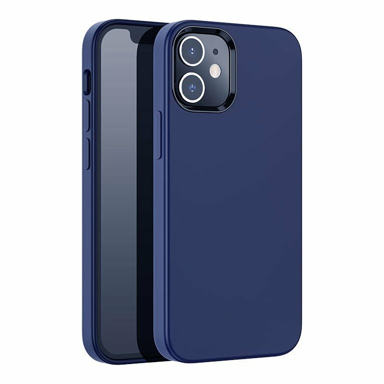 Силиконовый чехол Hoco Pure Series Case для Apple iPhone 12 mini, синий