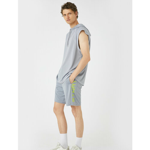 фото Шорты koton, размер 52, серый