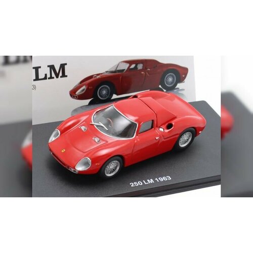 FERRARI 250 LM 1963 Red, масштабная модель автомобиля коллекционная ferrari ff 2011 red масштабная модель автомобиля коллекционная