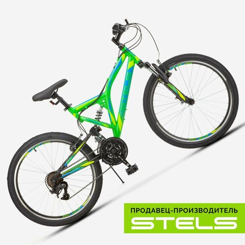 Велосипед подростковый Mustang V 24 V020 Зеленый-Черный рама 16 item030 2489300₽