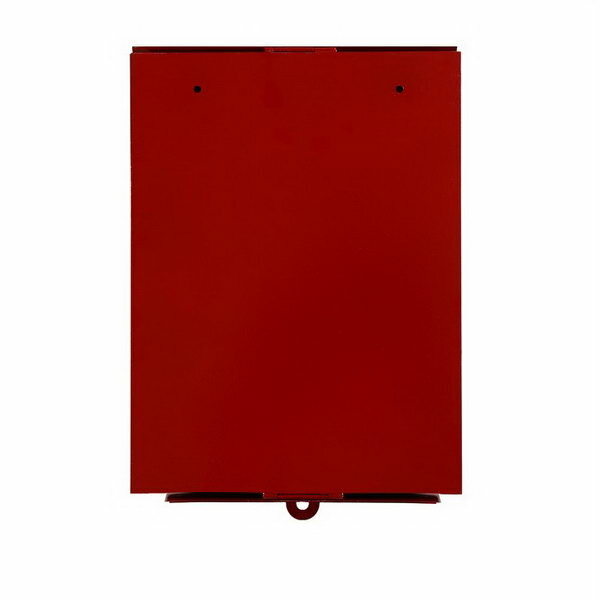 Ящик почтовый без замка (с петлёй), вертикальный, "Почта", бордовый - фотография № 6