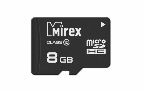 Карта памяти 8GB Mirex 13612-MC10SD08 microSDHC Class 10