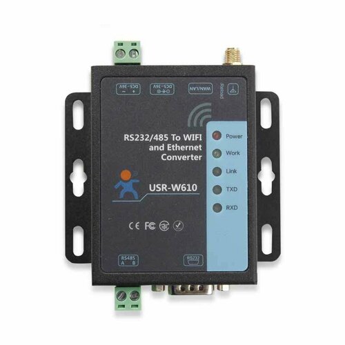 Преобразователь интерфейсов RS232RS485 to Wi-Fi USR IoT USR-W610 6810₽