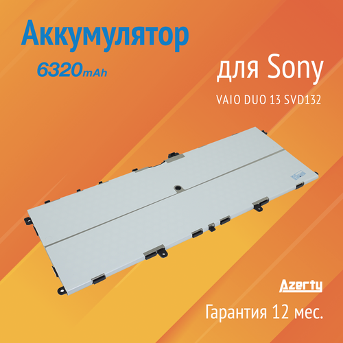 Аккумулятор VGP-BPS36 для Sony Vaio Duo 13 SVD132 vgp bps36 battery for sony vaio duo 13 convertible touch 13 3 svd13211cg svd1323ycgw svd132a14l svd1321bpxb 7 5v 48wh