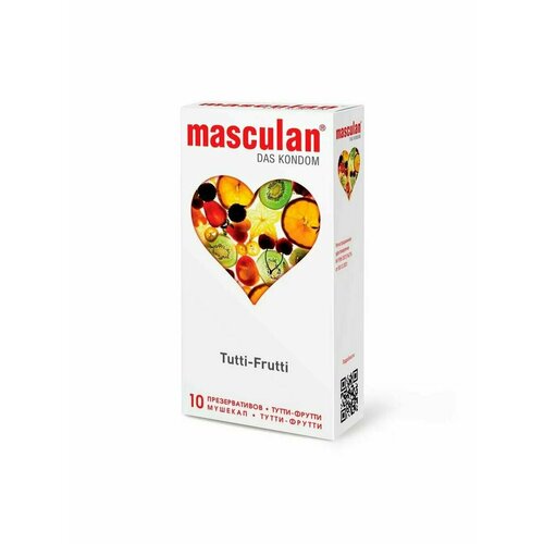 Презервативы Маскулан Tutti-Frutti 10 шт Германия презервативы тутти фрутти tutti frutti masculan маскулан 10шт