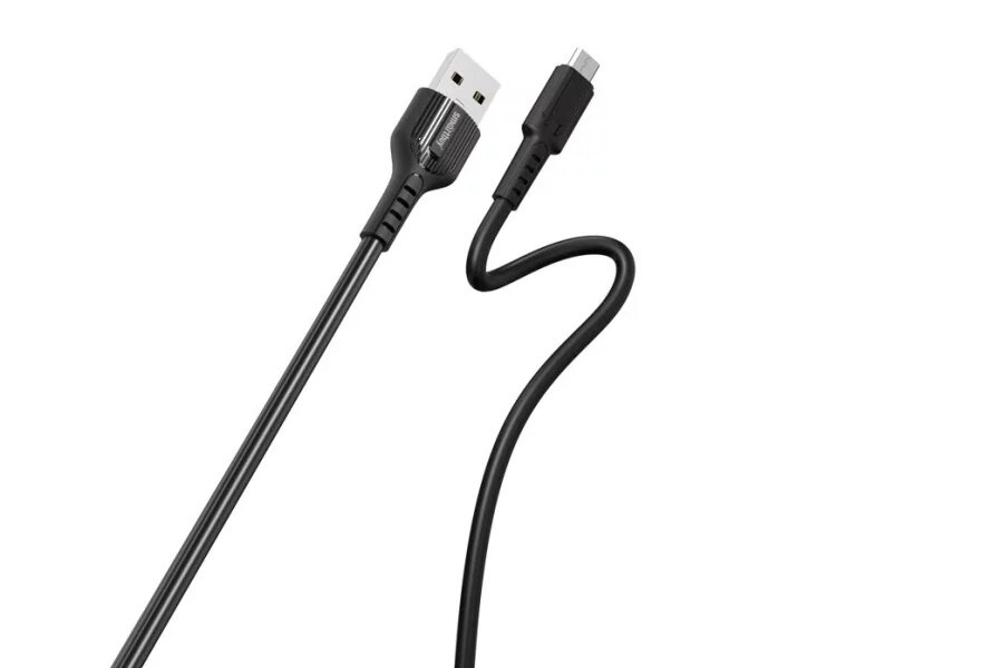 Кабель Smartbuy S33 MicroUSB 4,0 А, мощь, TPE, 1 м, черный (iK-12-S33b)