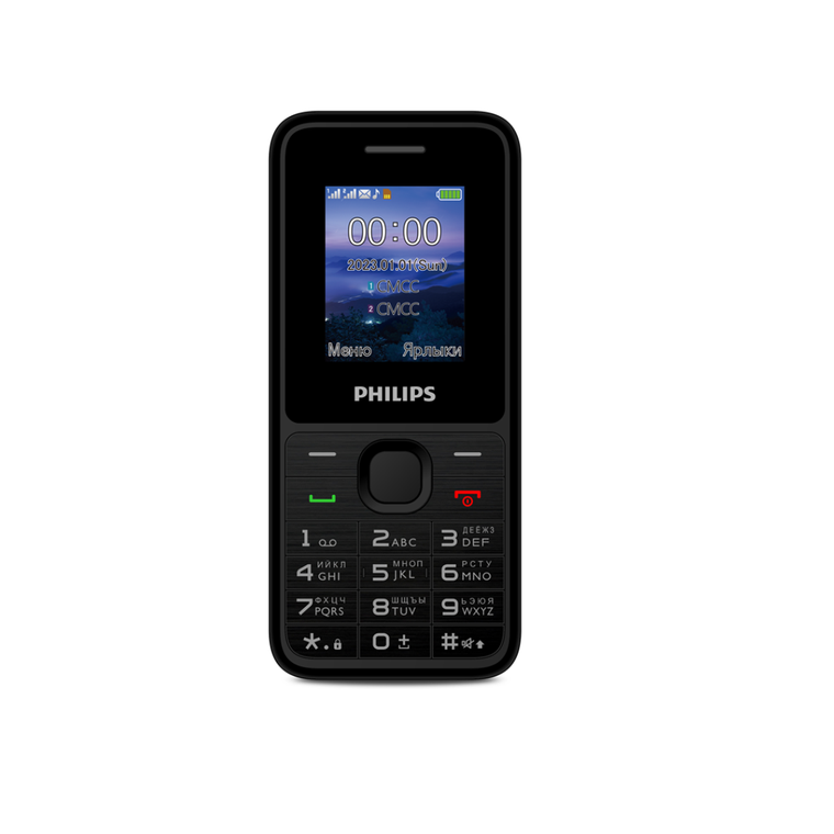 Телефон Philips Xenium E2125 черный