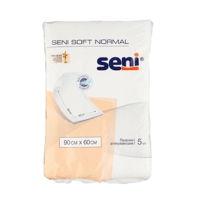 Одноразовые пеленки Seni Soft Normal, 90х60 см, 30 шт. - фото №11