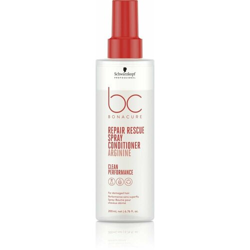 спрей кондиционер для поврежденных волос schwarzkopf professional repair rescue spray conditioner 200 мл Schwarzkopf Professional Bonacure Repair Rescue Спрей-кондиционер для поврежденных волос 200 мл