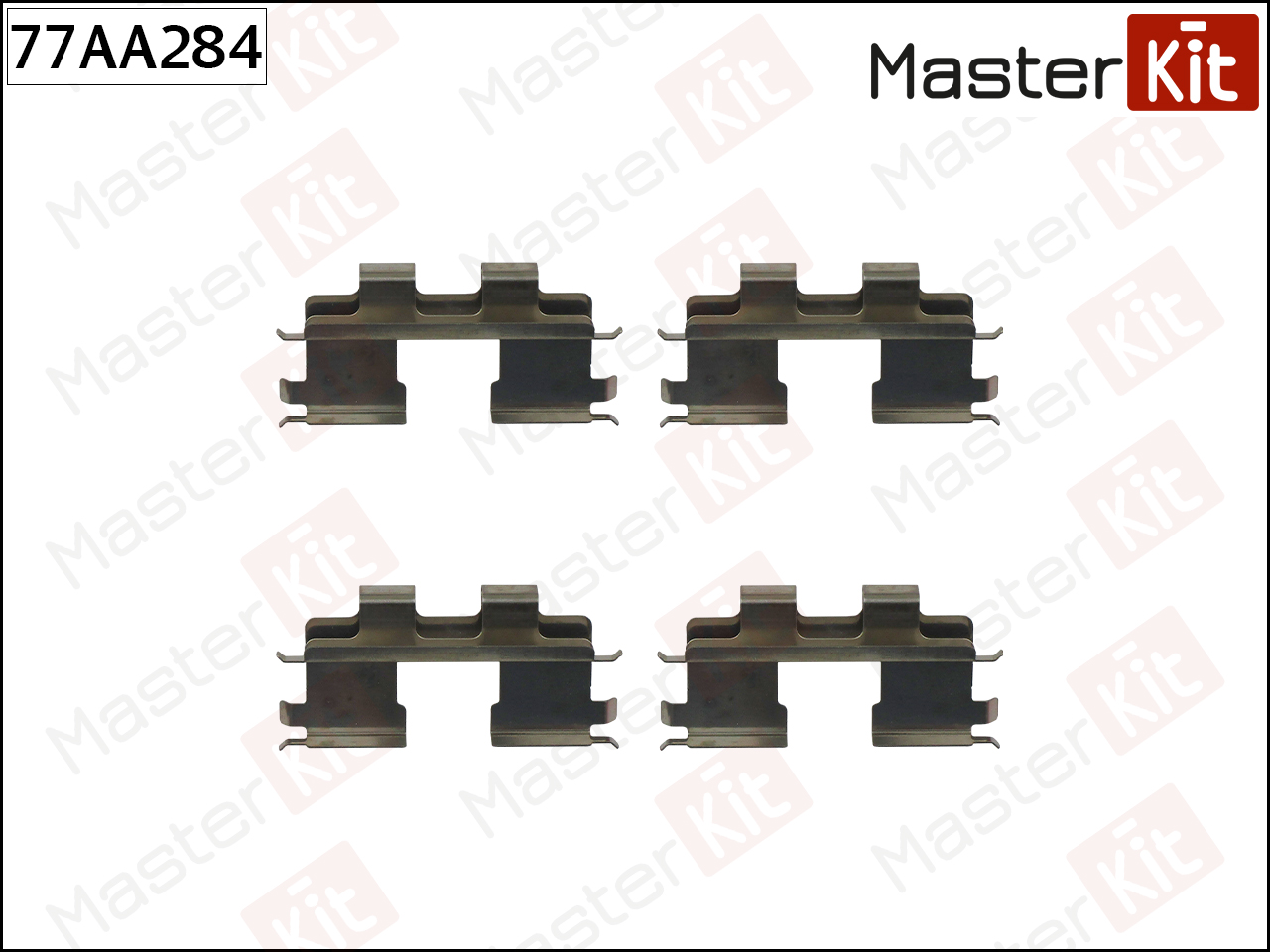 MASTERKIT 77aa284 77aa284 комплект установочный тормозных колодок Getz (Гетц) (tb) 2002 - 2010
