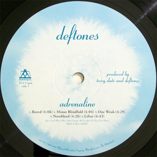 Виниловая пластинка Deftones, Adrenaline (0093624957812) Warner Music - фото №12