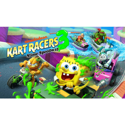 nickelodeon kart racers 3 slime speedway nintendo switch Игра Nickelodeon Kart Racers 3: Slime Speedway для PC (STEAM) (электронная версия)