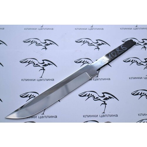 фото Кованый клинок - "классическая финка без дола" в стали 95х18 клинки цаплина