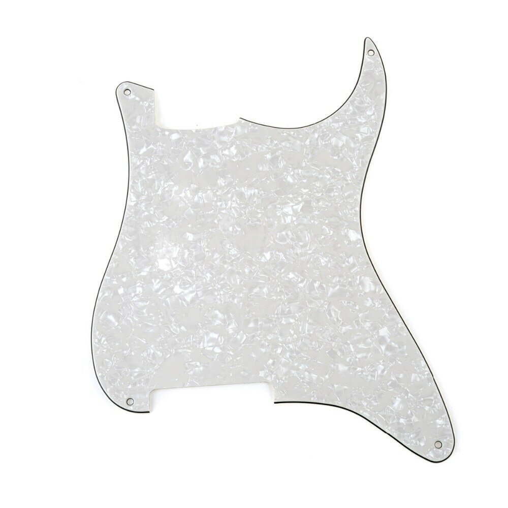 фото Панель Fender Strat Style, PARTS MX0954, трехслойная, белая перламутровая