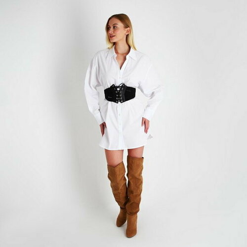 фото Ремень сима-ленд, размер 65, черный сима-лэнд