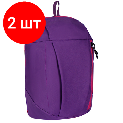 jet sport sw 1 розовый Комплект 2 шт, Рюкзак ArtSpace Simple Sport , 38*21*16см, 1 отделение, 1 карман, фиолет/розовый