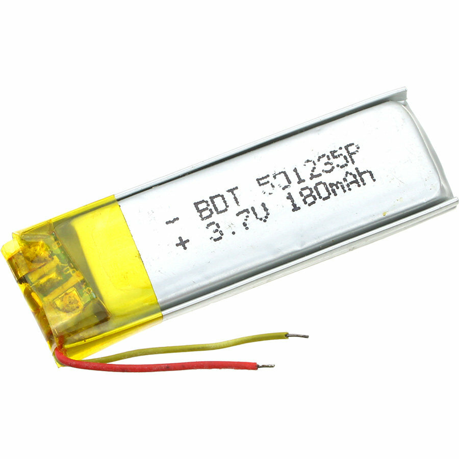 Аккумулятор 3.7V 0.18Ah Li-Po 501235 с контролером