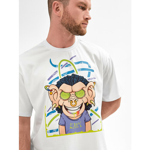 Футболка Демидовская Мануфактура, размер XL, белый