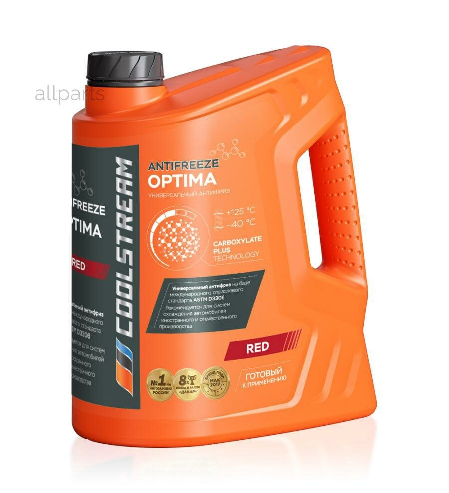 COOLSTREAM CS-010702-RD Антифриз Optima Red 5л красный готовый