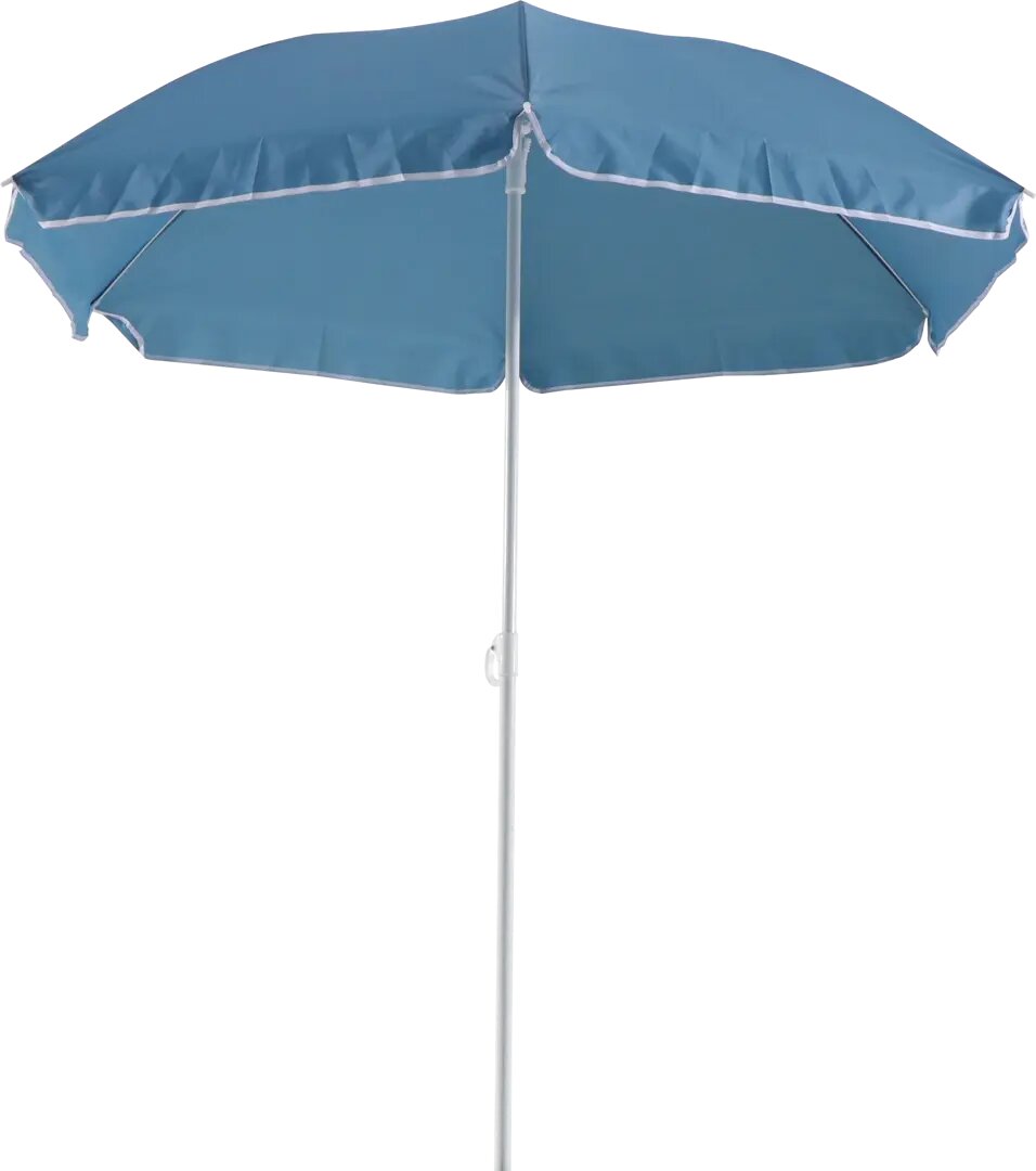 Зонт с центральной опорой 180 h185 см круглый синий