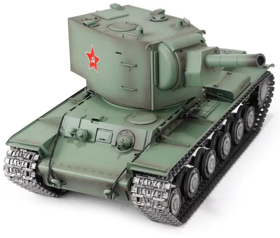 Радиоуправляемый танк Heng Long Long KV-2 (Россия) Pro V7.0 масштаб 1:16 - 3949-1Pro V7.0 (HL-3949-1PRO-V7)