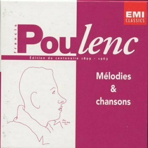 AUDIO CD POULENC Melodies & Songs. poulenc melodies