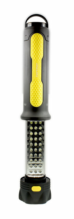 фото Фонарь аккумуляторный светодиодный "Workman"/ бытовой ручной фонарь 30+4 LED/ 3xАA / защита от воды / с магнитом и крюком